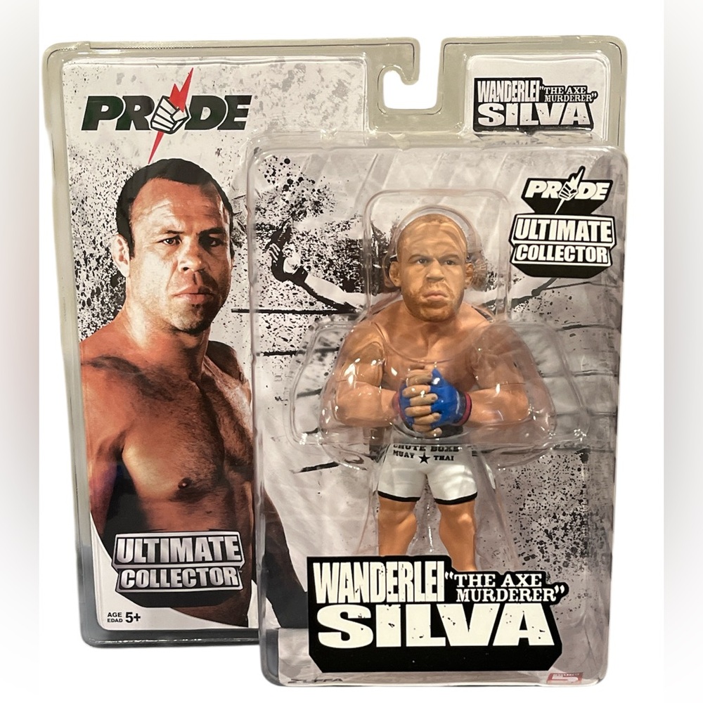 New In Box Wanderlei Silva Round 5 MMA Ultimate Collector Figure  Pride Edition
